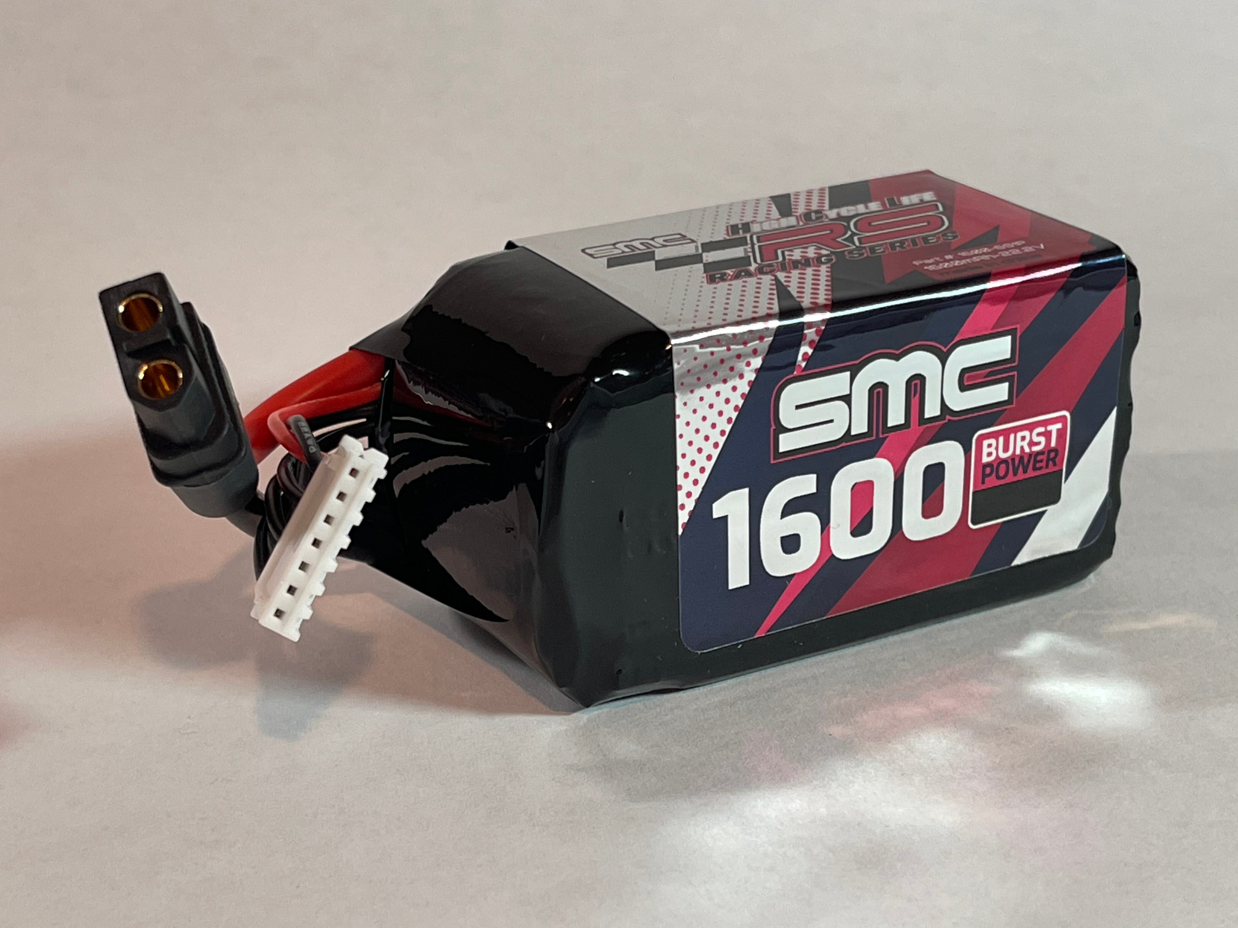 SMC HCL RS 22.2V 6S 1600mAh FPV Lipo Pack XT60 | CRWorks
